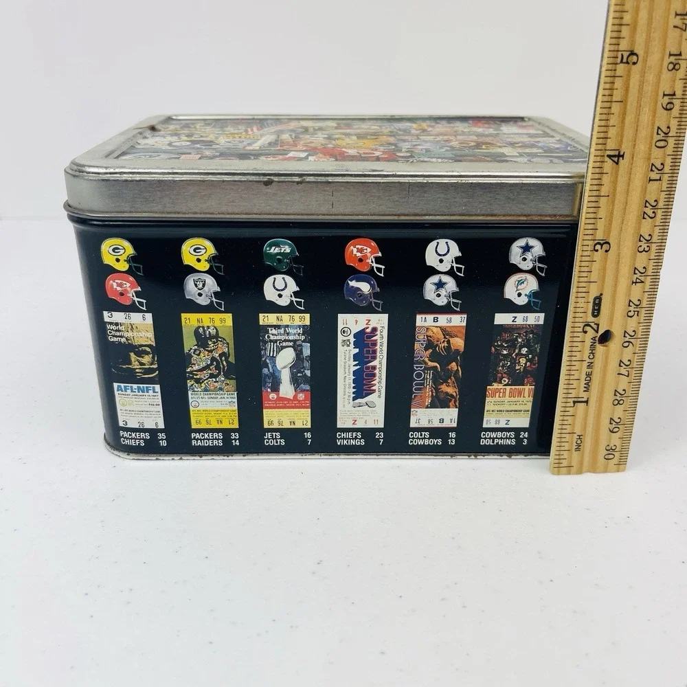 Team NFL Limited Edition Super Bowl XXV Commemorative Tin 1990